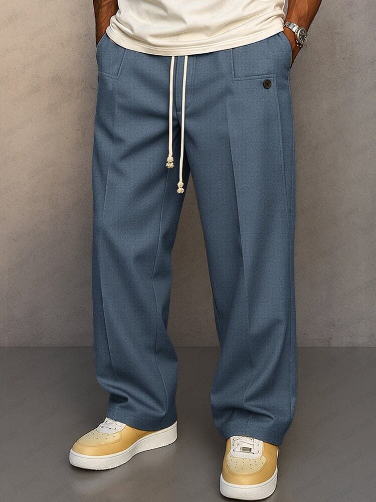 Elegante Anzughose Hose Eldenmark Bleu M