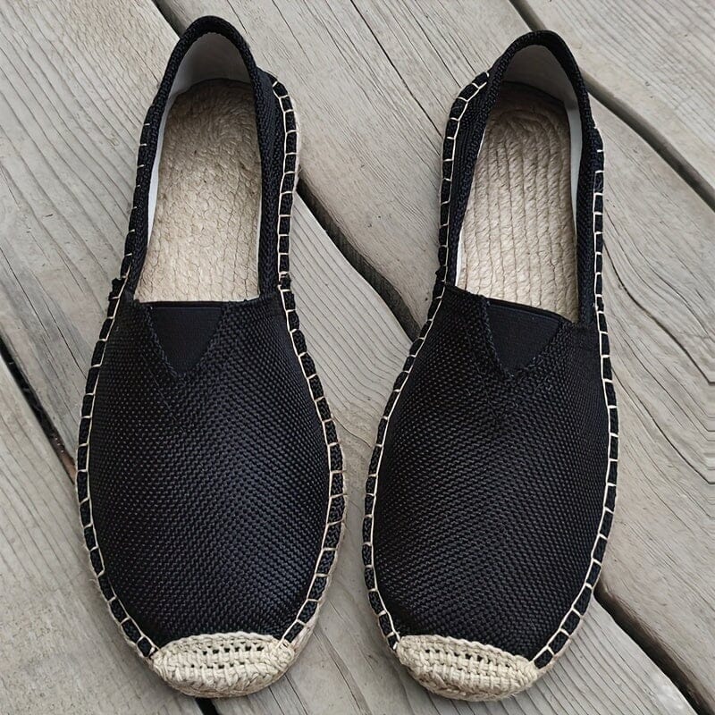 Elegante Espadrilles Schuhe Eldenmark Noir 38