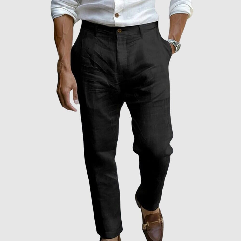 Elegante Hose Saint-Tropez Hose Eldenmark Noir 38 | S