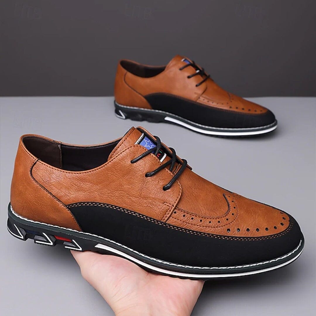 Herren Budapester Halbschuhe Zweifarbig Herren Budapester Halbschuhe Zweifarbig Eldenmark