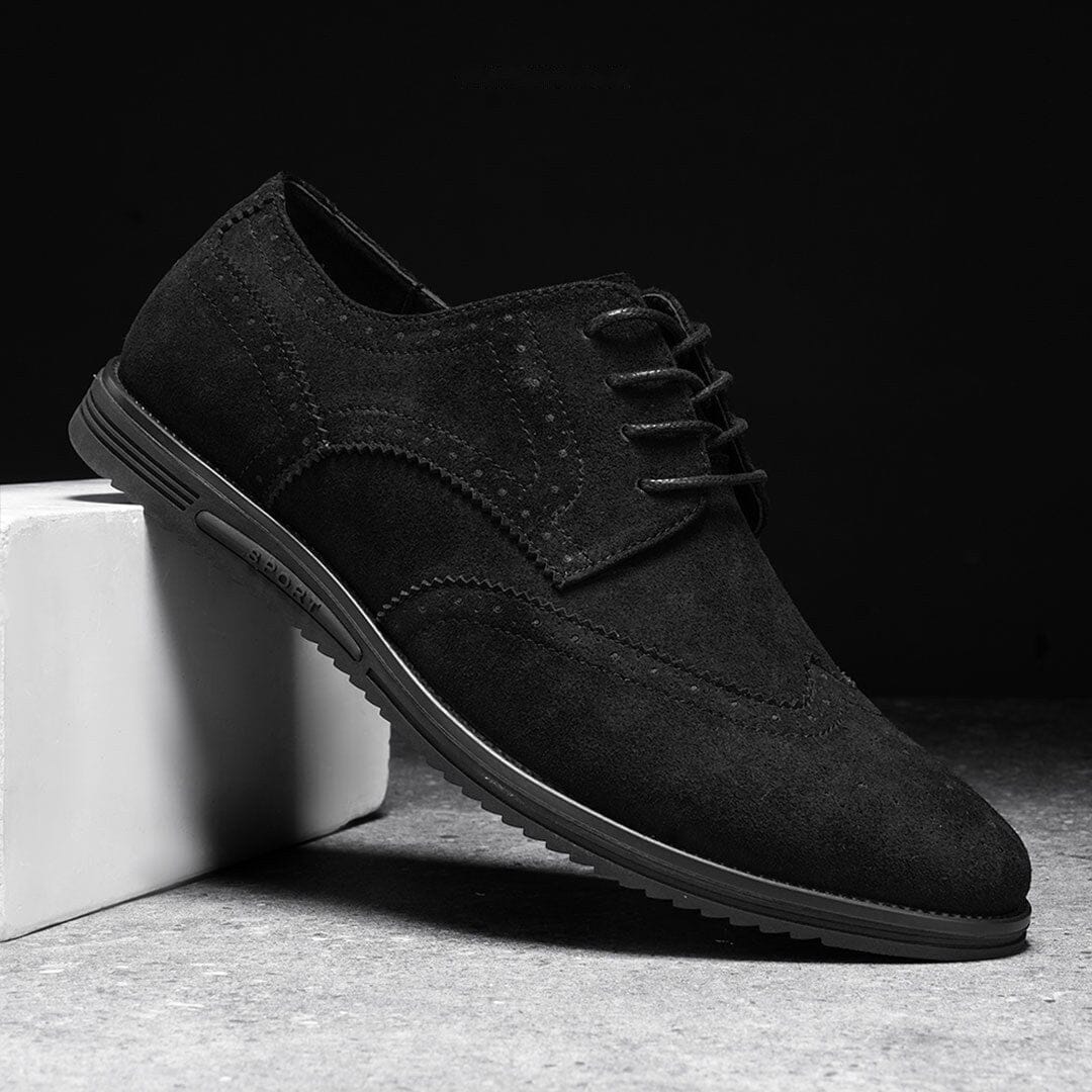 Herren Halbschuhe Budapester in Wildleder-Optik Herren Halbschuhe Budapester in Wildleder-Optik Eldenmark