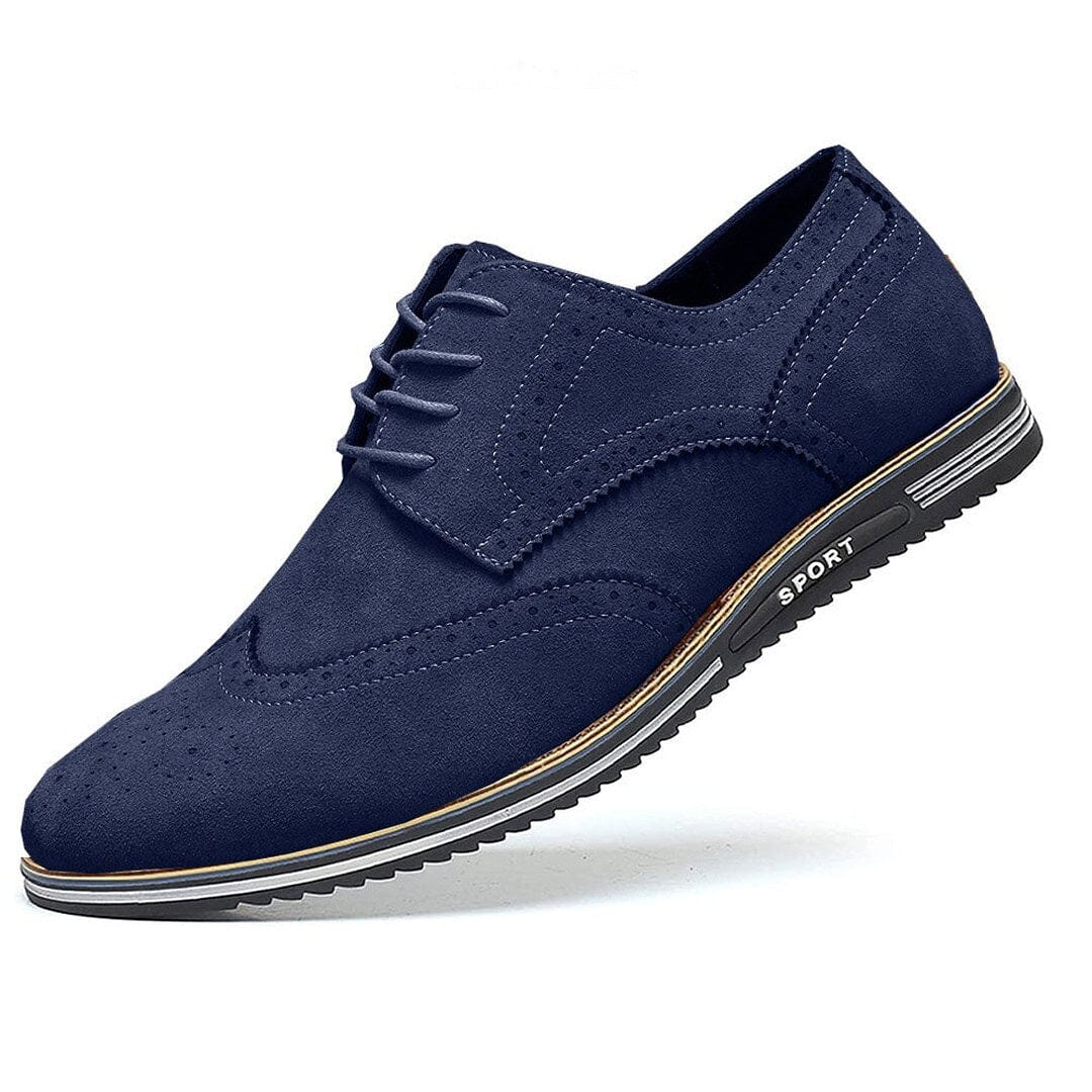 Herren Halbschuhe Budapester in Wildleder-Optik Herren Halbschuhe Budapester in Wildleder-Optik Eldenmark
