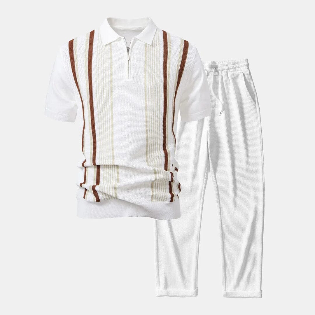 Herren Set Hemd und Hose Unifarben Sommerlook Herren Set Hemd und Hose Unifarben Sommerlook Eldenmark