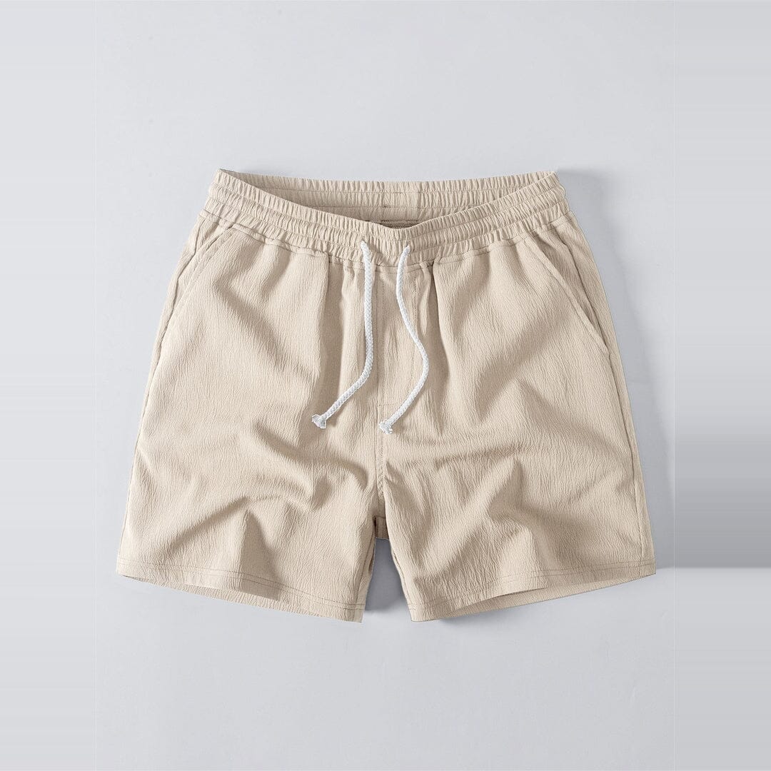 Herren Set Kubahemd Lochmuster mit Krinkel-Shorts Herren Set Kubahemd Lochmuster mit Krinkel-Shorts Eldenmark