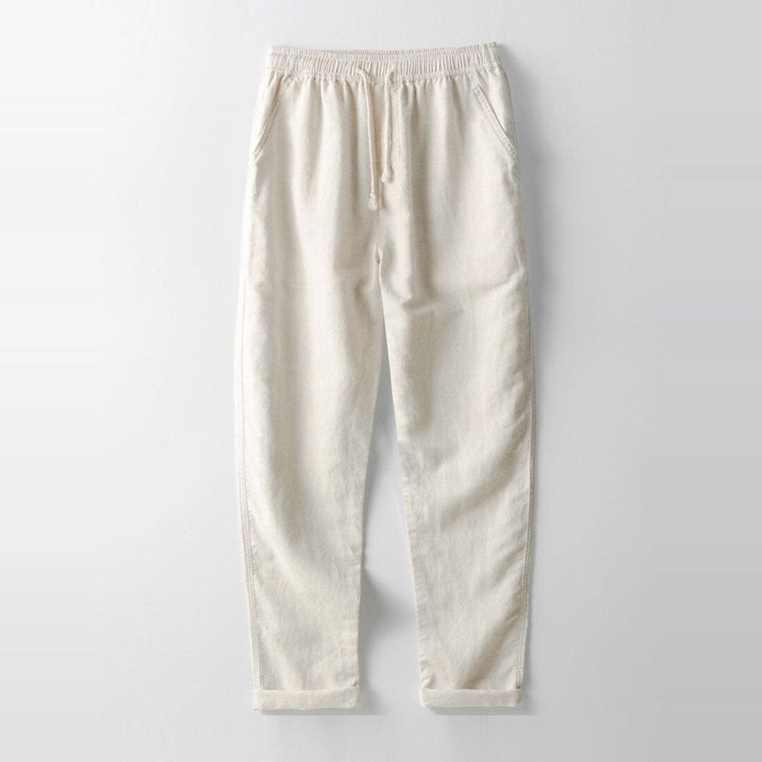 Herren Set Kubahemd mit Leinenhose Struktur Herren Set Kubahemd mit Leinenhose Struktur Eldenmark