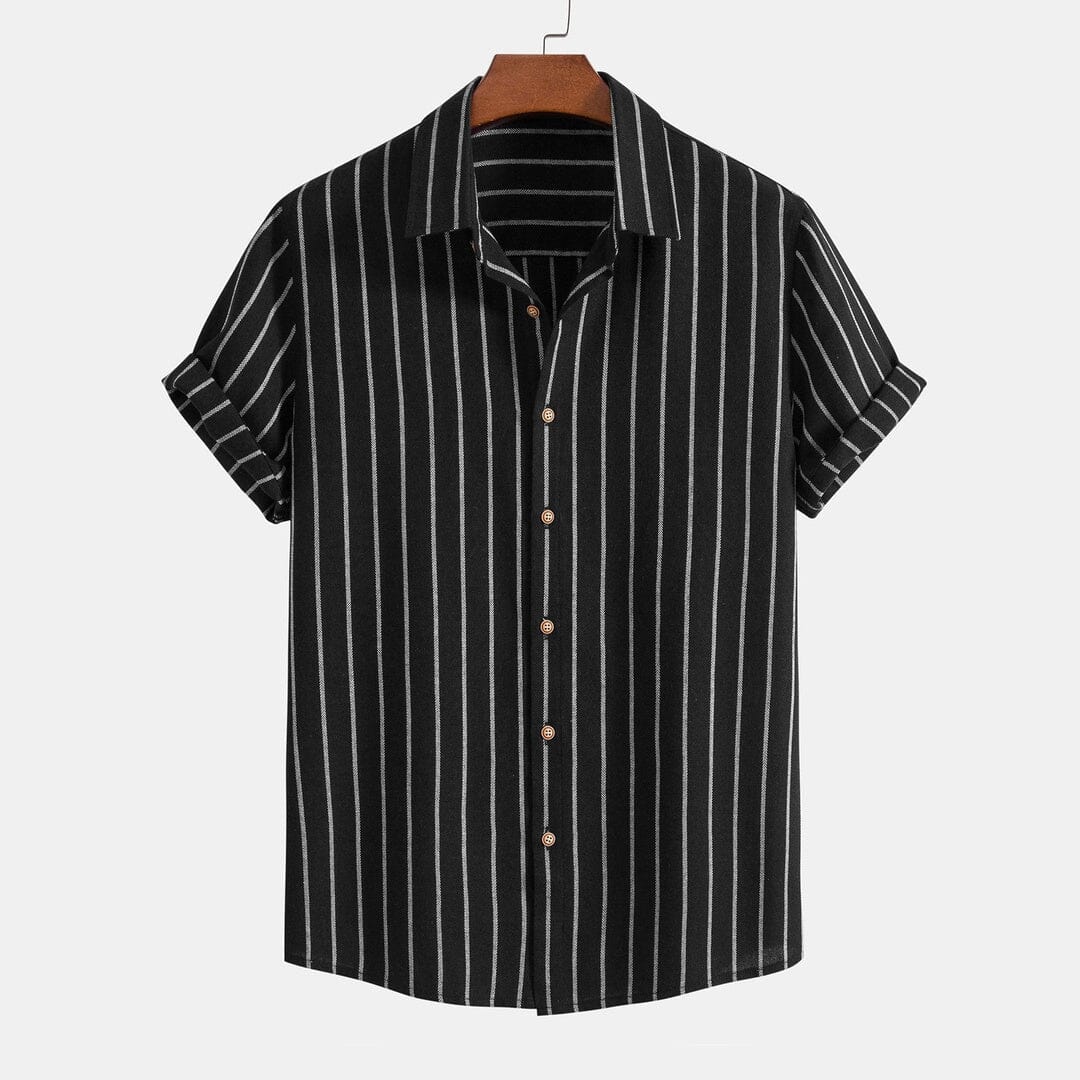 Herren Set Kurzarmhemd mit Hose im Kontrast Design Herren Set Kurzarmhemd mit Hose im Kontrast Design Eldenmark