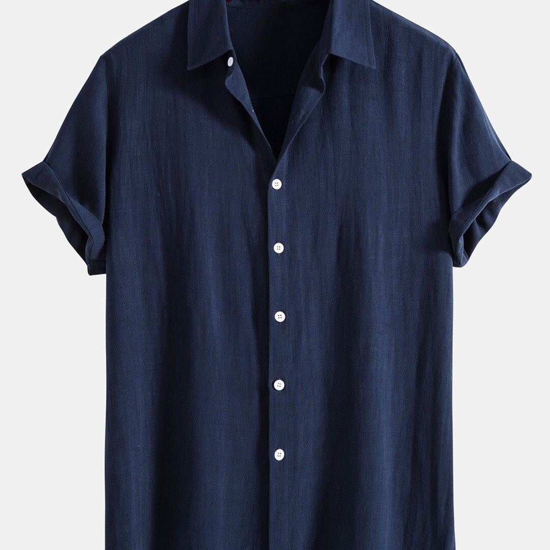 Herren Set Kurzarmhemd mit langer Sommerhose Herren Set Kurzarmhemd mit langer Sommerhose Eldenmark