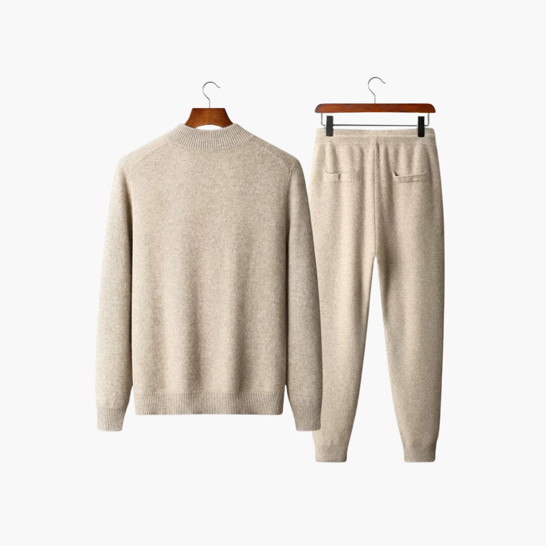 Herren Set Merinowolle Extrafein Pullover und Hose Herren Set Merinowolle Extrafein Pullover und Hose Eldenmark