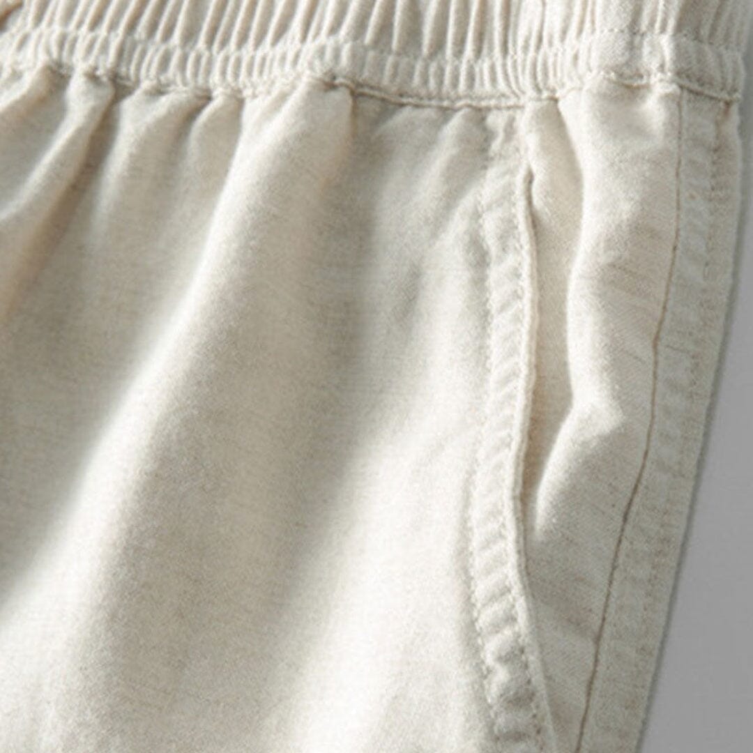 Herren Set Sommerhemd mit Baumwoll-Leinenhose Herren Set Sommerhemd mit Baumwoll-Leinenhose Eldenmark