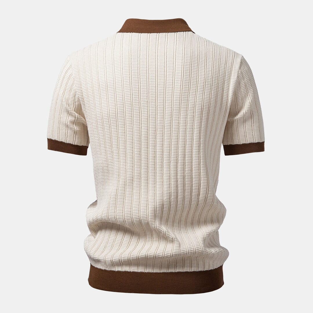 Herren Set Strickpolo mit Anzughose Slim Fit Herren Set Strickpolo mit Anzughose Slim Fit Eldenmark
