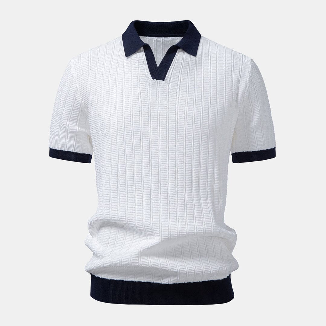 Herren Set Strickpolo mit Anzughose Slim Fit Herren Set Strickpolo mit Anzughose Slim Fit Eldenmark