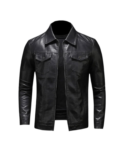 Jacke aus veganem Leder