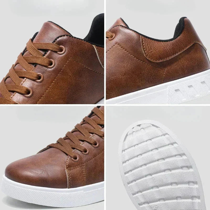 Klassische Ledersneaker Schuhe Eldenmark