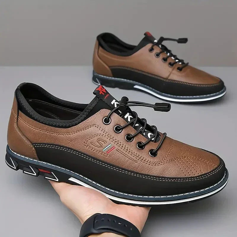 Lässige Lederschuhe