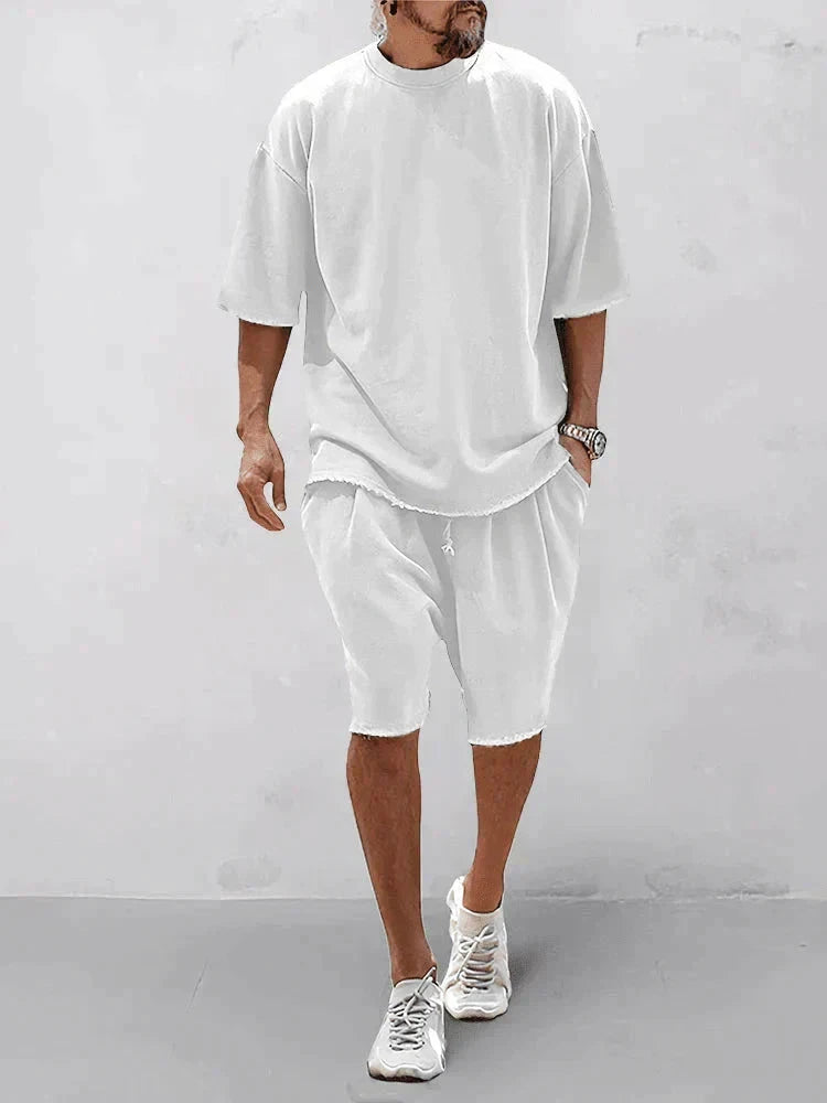 Leichtes Sommer-Outfit Set Eldenmark Blanc M