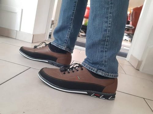 Kundenfoto zu Herren Halbschuhe Casual mit Kontrastsohle