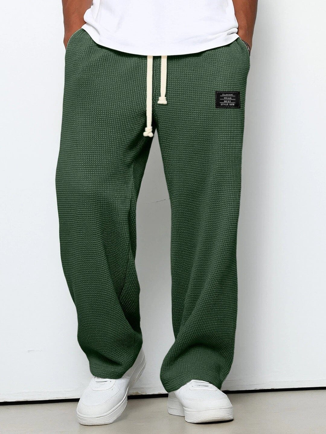 Bequeme Stoffhose Hose Eldenmark Vert foncé S 