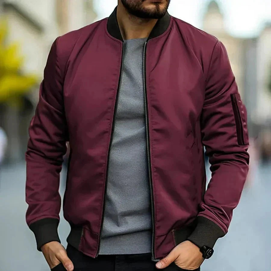 Bomberjacke Jacke Eldenmark Bourgogne S 
