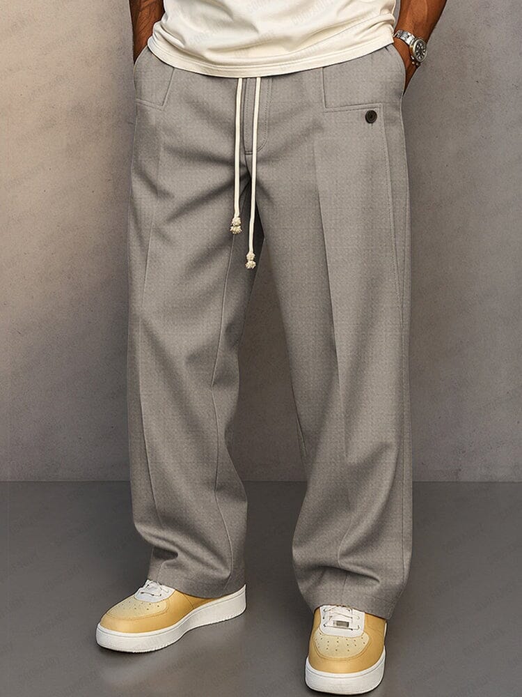 Elegante Anzughose Hose Eldenmark Gris clair M 