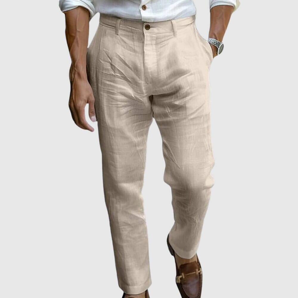 Elegante Hose Saint-Tropez Hose Eldenmark Kaki 38 | S 