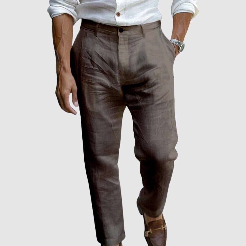 Elegante Hose Saint-Tropez Hose Eldenmark Marron 38 | S 