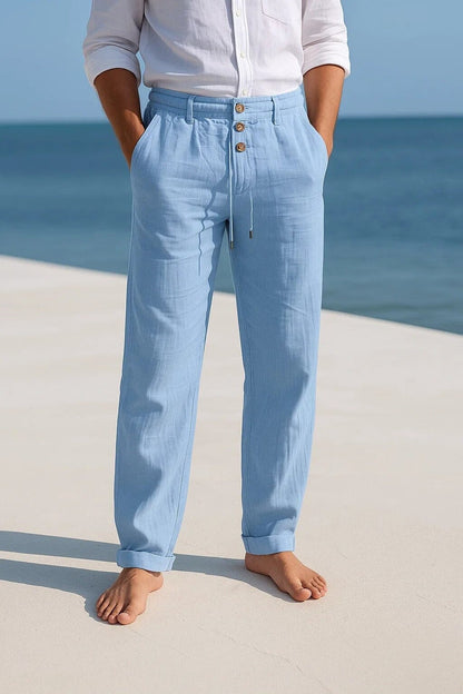 Elegante Sommerhose Hose Eldenmark Bleu S 