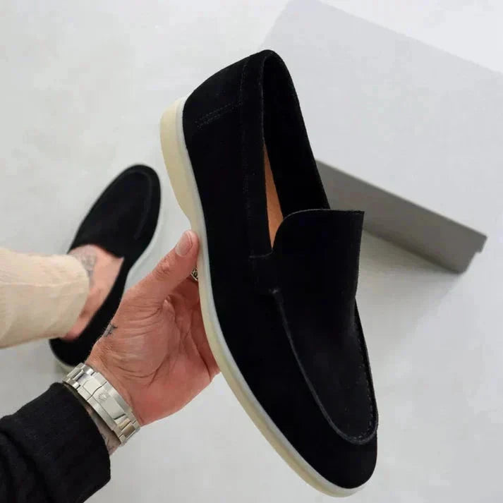 Elegante Wildleder-Mokassins Schuhe Eldenmark 