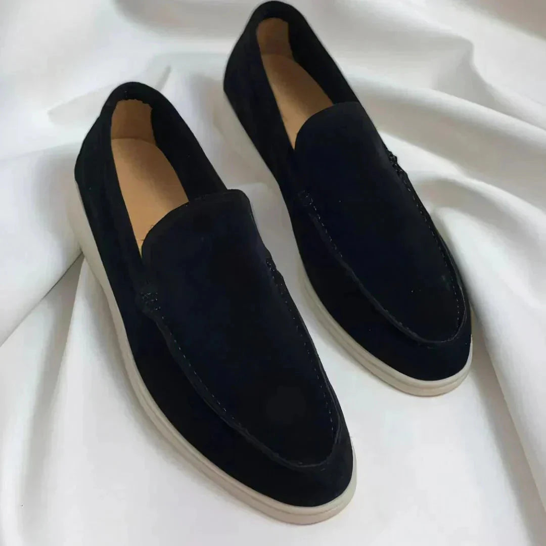 Elegante Wildleder-Mokassins Schuhe Eldenmark 