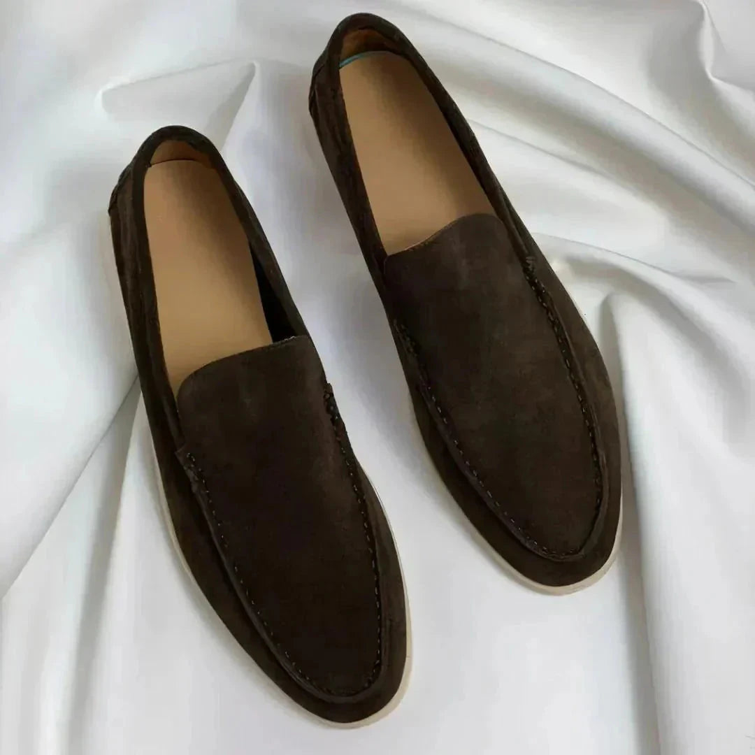 Elegante Wildleder-Mokassins Schuhe Eldenmark 