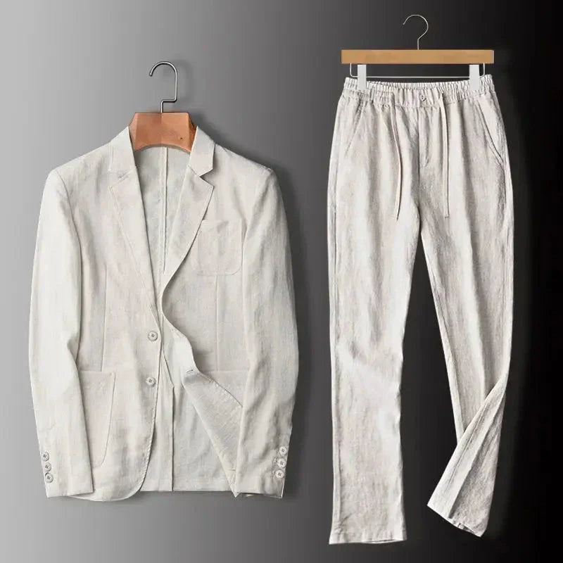 Elegantes Leinen-Set