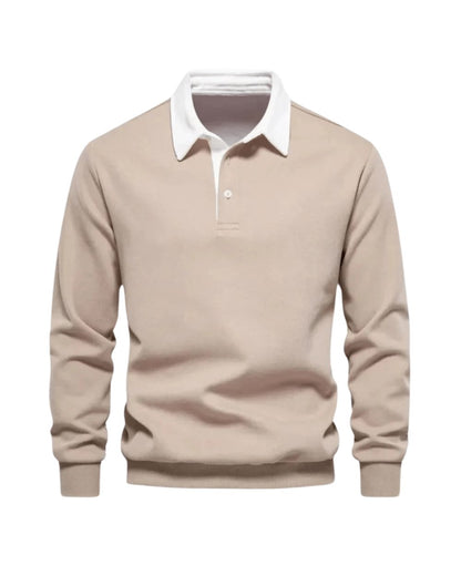 Freizeit-Polo-Pullover Pullover Eldenmark Beige S 