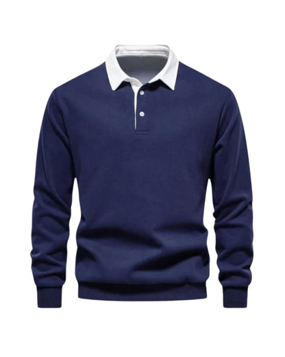Freizeit-Polo-Pullover Pullover Eldenmark Bleu S 