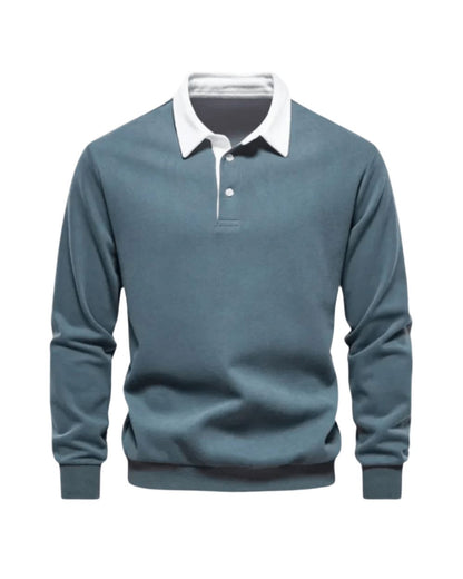 Freizeit-Polo-Pullover Pullover Eldenmark Turquoise S 