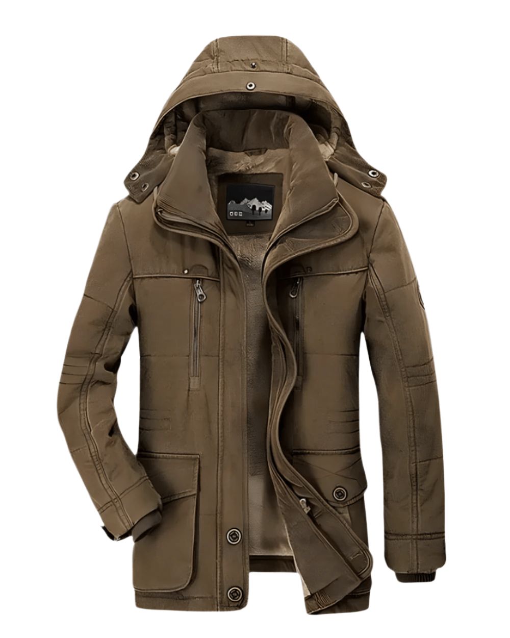 Gefütterte Winterjacke Jacke Eldenmark Marron XS 