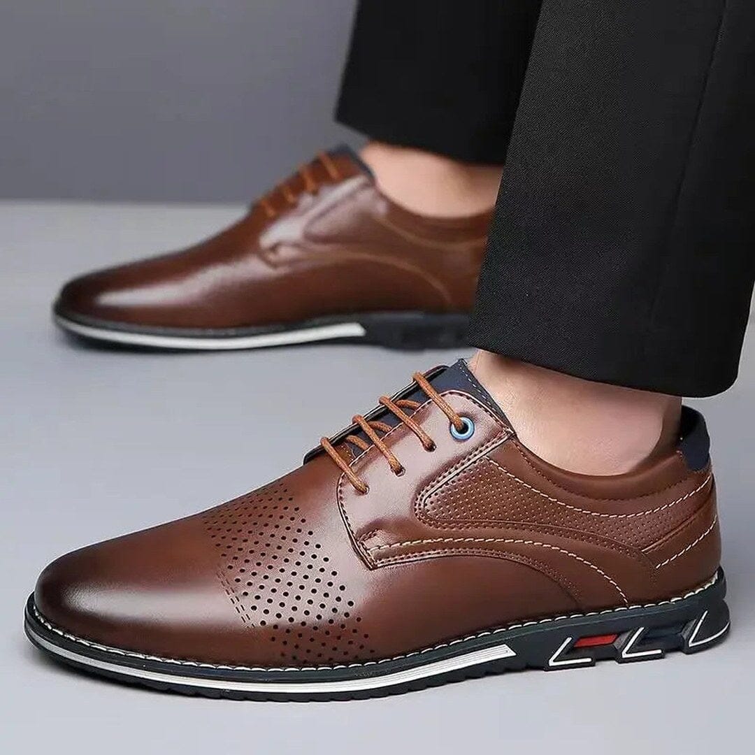 Herren Business Schuhe Perforiert Atmungsaktiv Herren Business Schuhe Perforiert Atmungsaktiv Eldenmark 