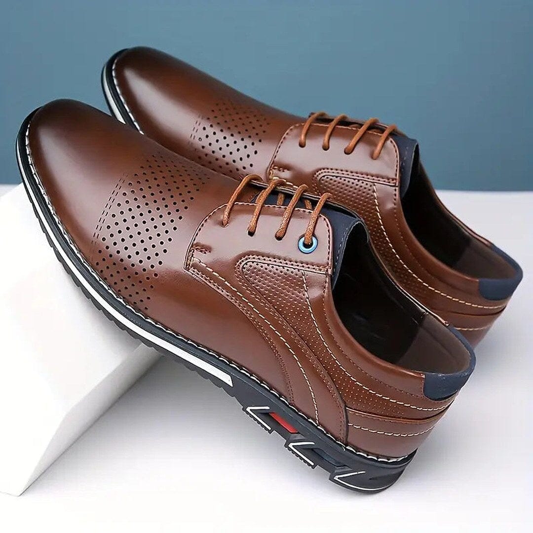 Herren Business Schuhe Perforiert Atmungsaktiv Herren Business Schuhe Perforiert Atmungsaktiv Eldenmark 