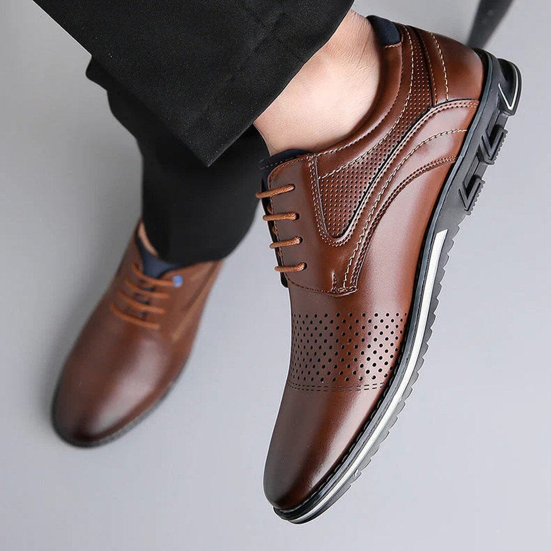 Herren Business Schuhe Perforiert Atmungsaktiv Herren Business Schuhe Perforiert Atmungsaktiv Eldenmark 