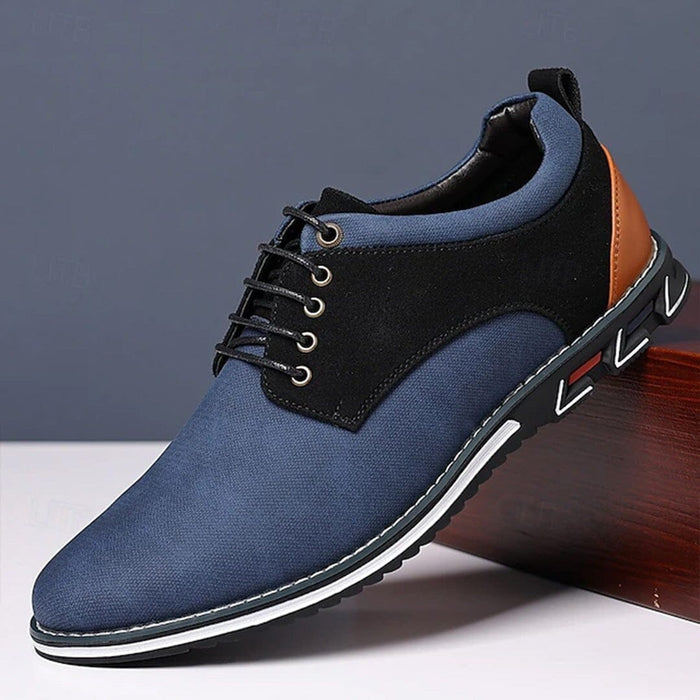 Herren Freizeitschuhe Wildleder-Optik Zweifarbig
