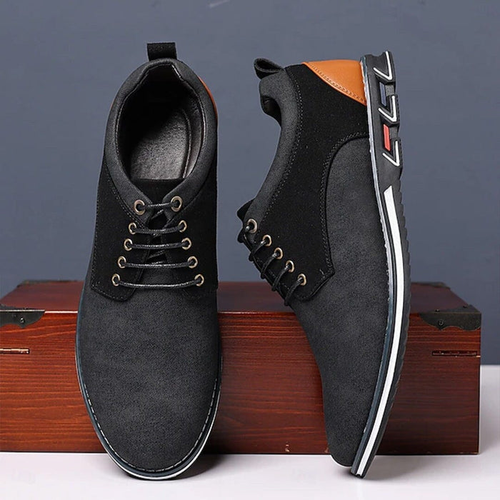 Herren Freizeitschuhe Wildleder-Optik Zweifarbig