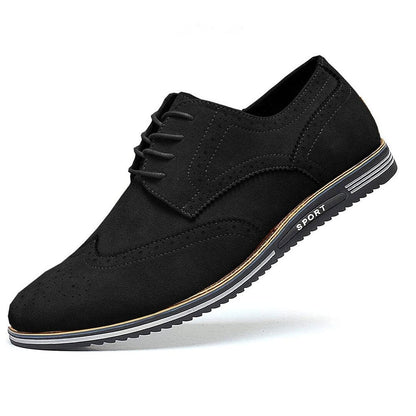 Herren Halbschuhe Budapester in Wildleder-Optik Herren Halbschuhe Budapester in Wildleder-Optik Eldenmark 