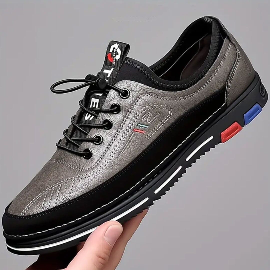 Herren Halbschuhe Leder-Optik mit Ziernaht Herren Halbschuhe Leder-Optik mit Ziernaht Eldenmark 