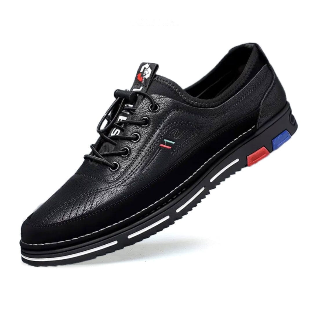 Herren Halbschuhe Leder-Optik mit Ziernaht Herren Halbschuhe Leder-Optik mit Ziernaht Eldenmark 