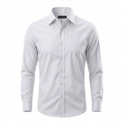 Herren Hemd Bügelfrei mit Stretch Herren Hemd Bügelfrei mit Stretch Eldenmark XS Weiß 