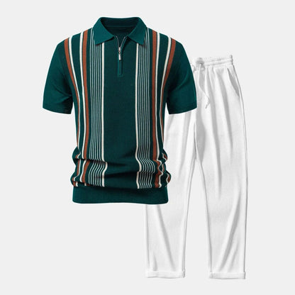 Herren Set Hemd und Hose Unifarben Sommerlook Herren Set Hemd und Hose Unifarben Sommerlook Eldenmark 