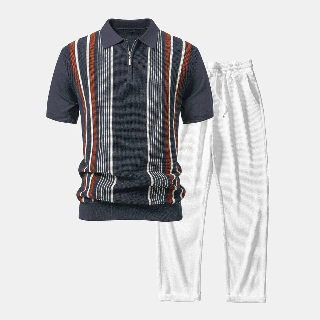 Herren Set Hemd und Hose Unifarben Sommerlook Herren Set Hemd und Hose Unifarben Sommerlook Eldenmark 