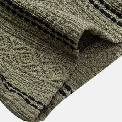 Herren Set Jacquardhemd mit Shorts Geo-Muster Herren Set Jacquardhemd mit Shorts Geo-Muster Eldenmark 