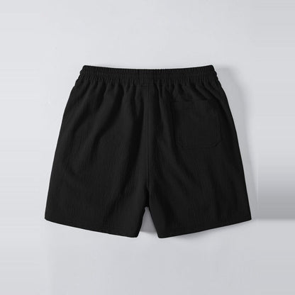 Herren Set Kubahemd Lochmuster mit Krinkel-Shorts Herren Set Kubahemd Lochmuster mit Krinkel-Shorts Eldenmark 
