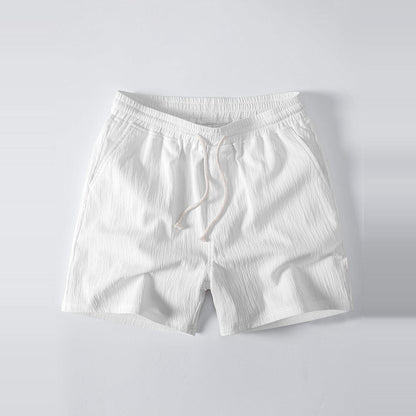 Herren Set Kubahemd Lochmuster mit Krinkel-Shorts Herren Set Kubahemd Lochmuster mit Krinkel-Shorts Eldenmark 
