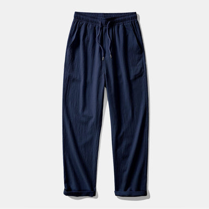 Herren Set Kurzarmhemd Leinenmix mit Stoffhose Herren Set Kurzarmhemd Leinenmix mit Stoffhose Eldenmark 