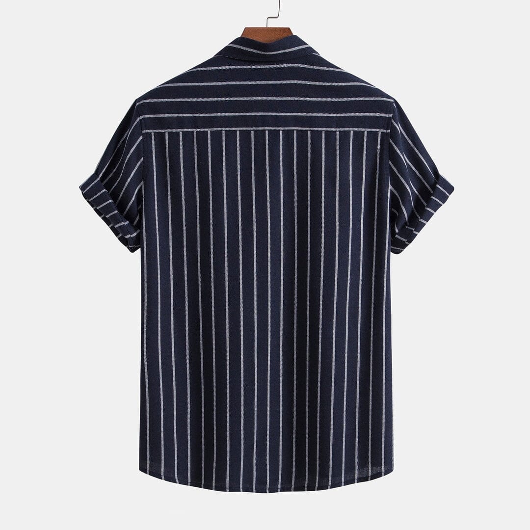 Herren Set Kurzarmhemd mit Hose im Kontrast Design Herren Set Kurzarmhemd mit Hose im Kontrast Design Eldenmark 